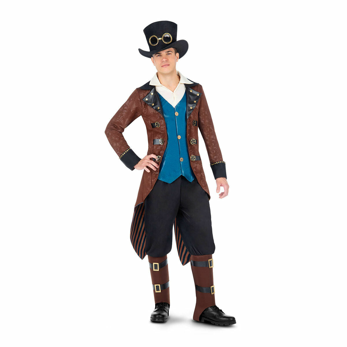 8435408260855 - Verkleidung für Erwachsene Steampunk 3 Stücke Bunt 8435408260855 - Verkleidung für Erwachsene Steampunk 3 Stücke Bunt