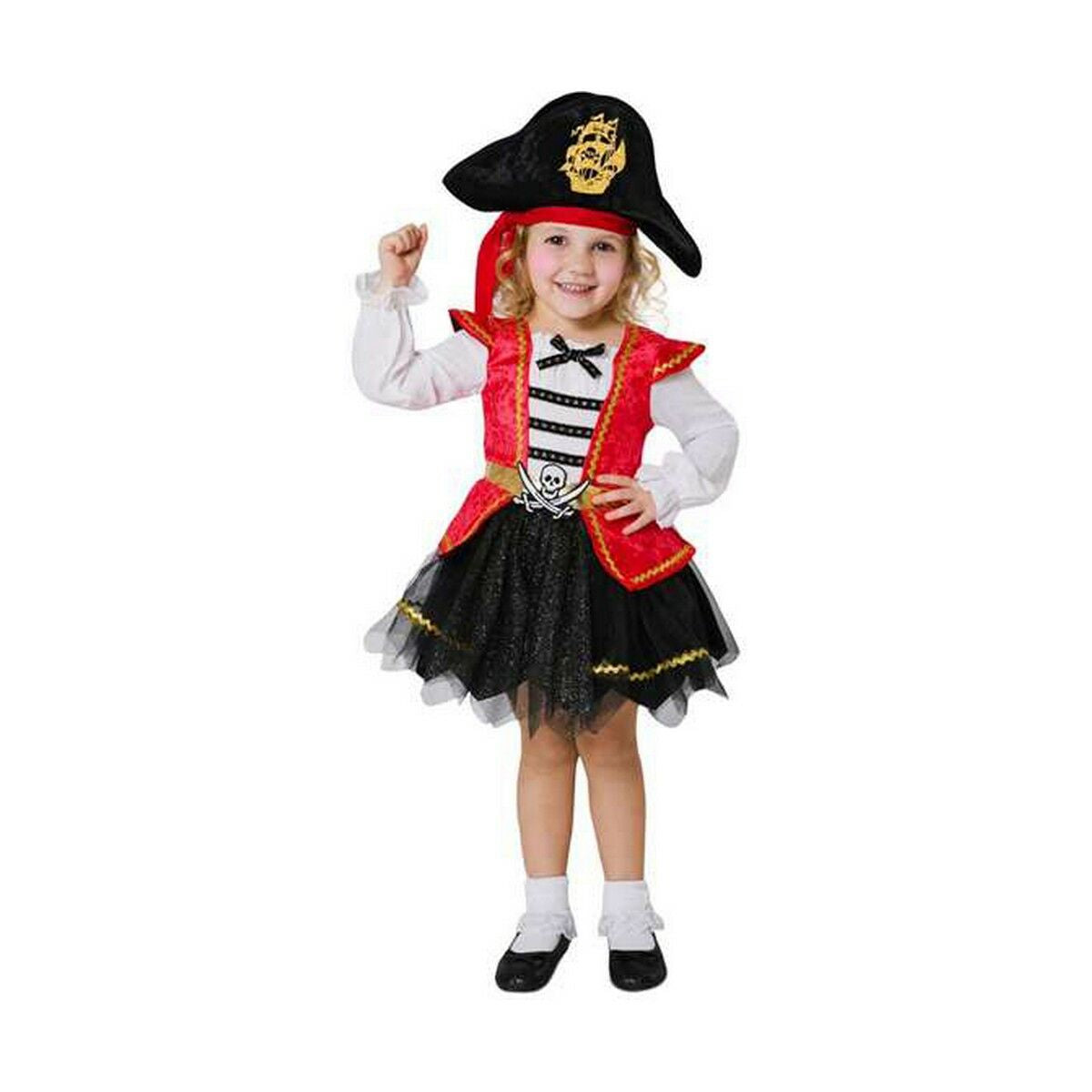 8435408261043 - Verkleidung für Kinder Schwarz Rot Pirat