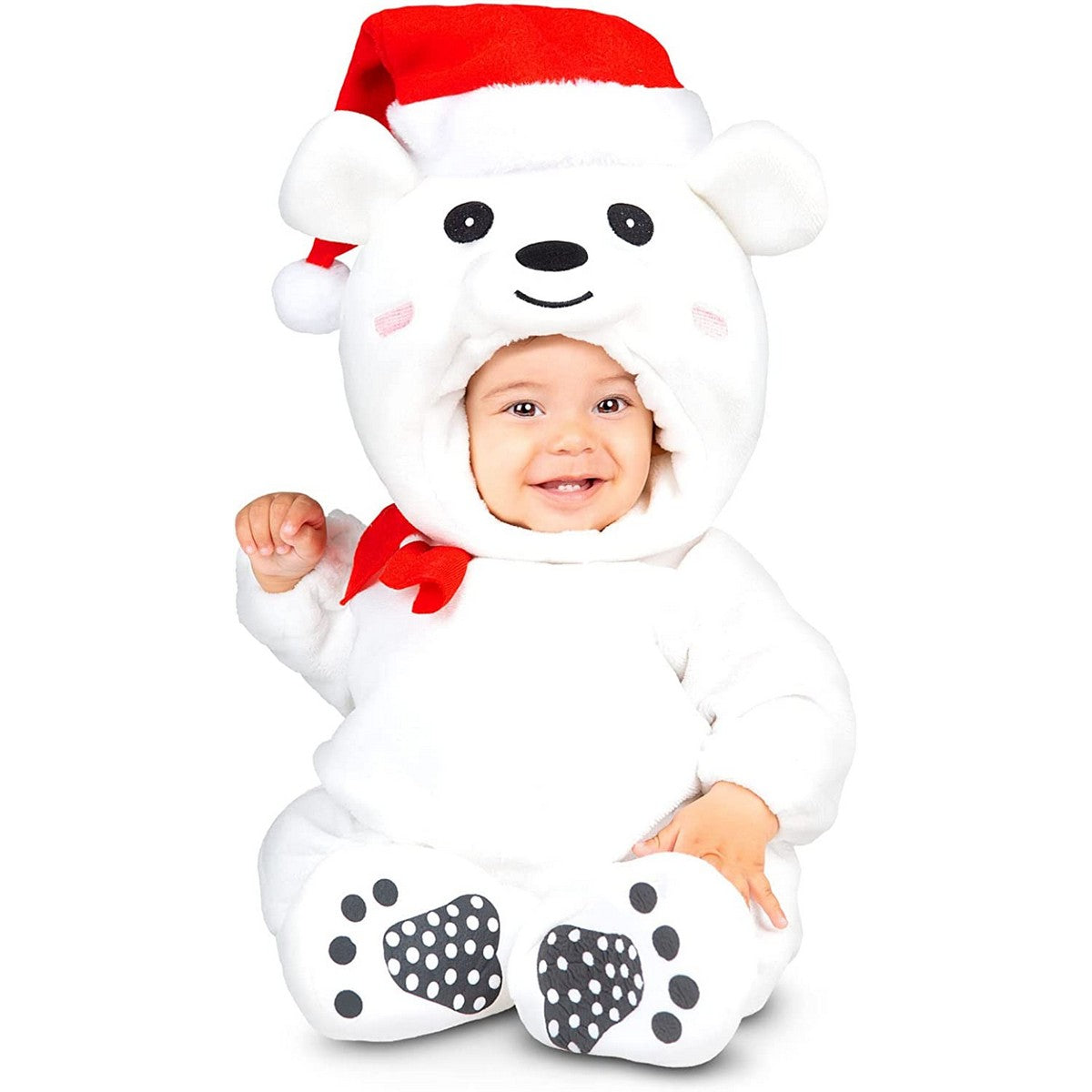 8435408263375 - Verkleidung für Babys Weiß Bär Weihnachten 7-12 Monate 8435408263375 - Verkleidung für Babys Weiß Bär Weihnachten 7-12 Monate