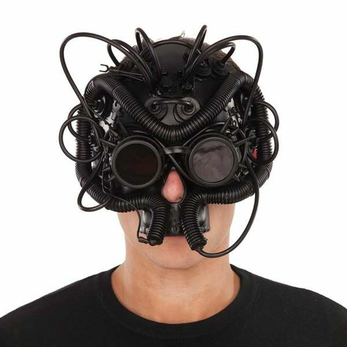 8435408275446 - Maske Steampunk Schwarz