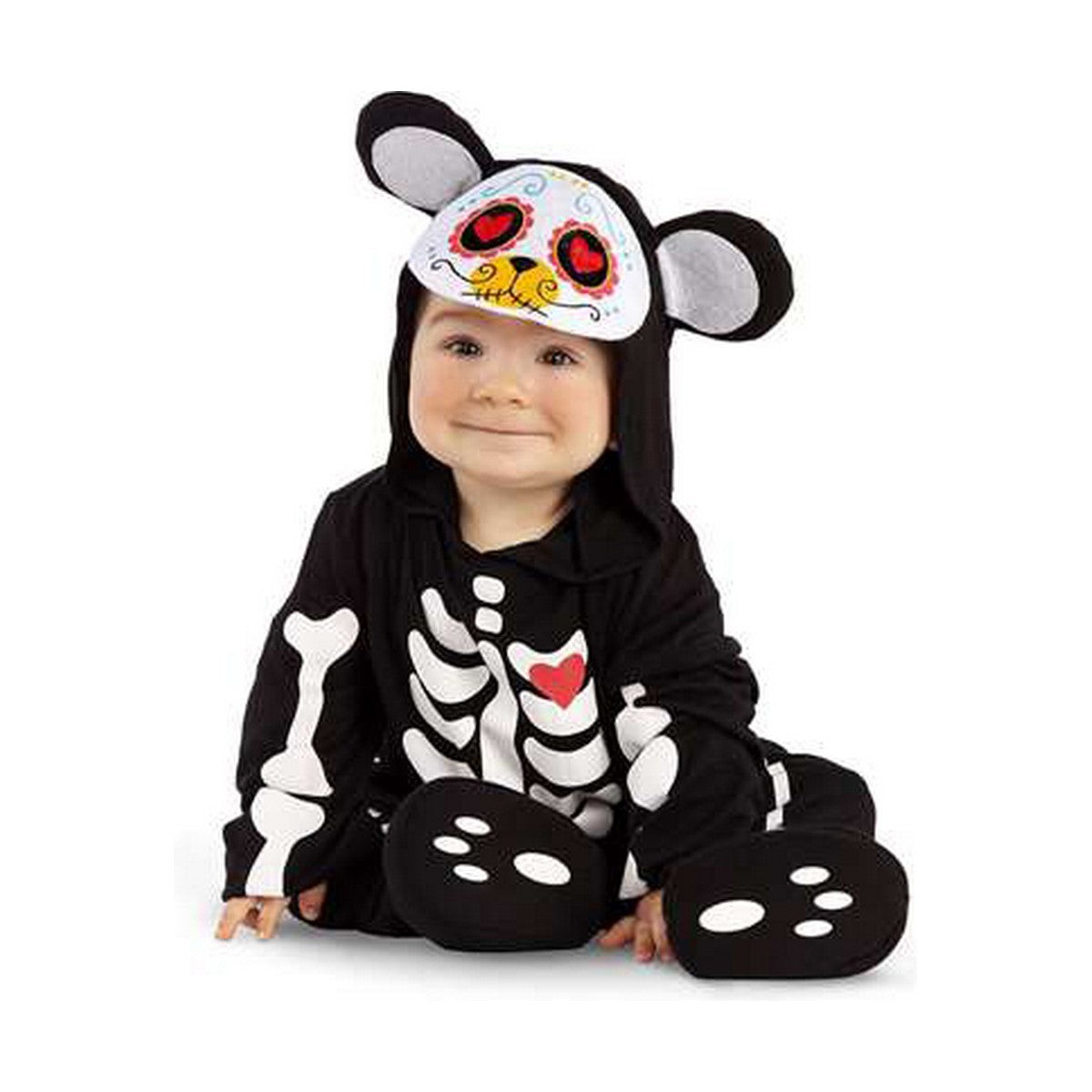 8435408281539 - Verkleidung für Babys Día de los Muertos Bär 8435408281539 - Verkleidung für Babys Día de los Muertos Bär
