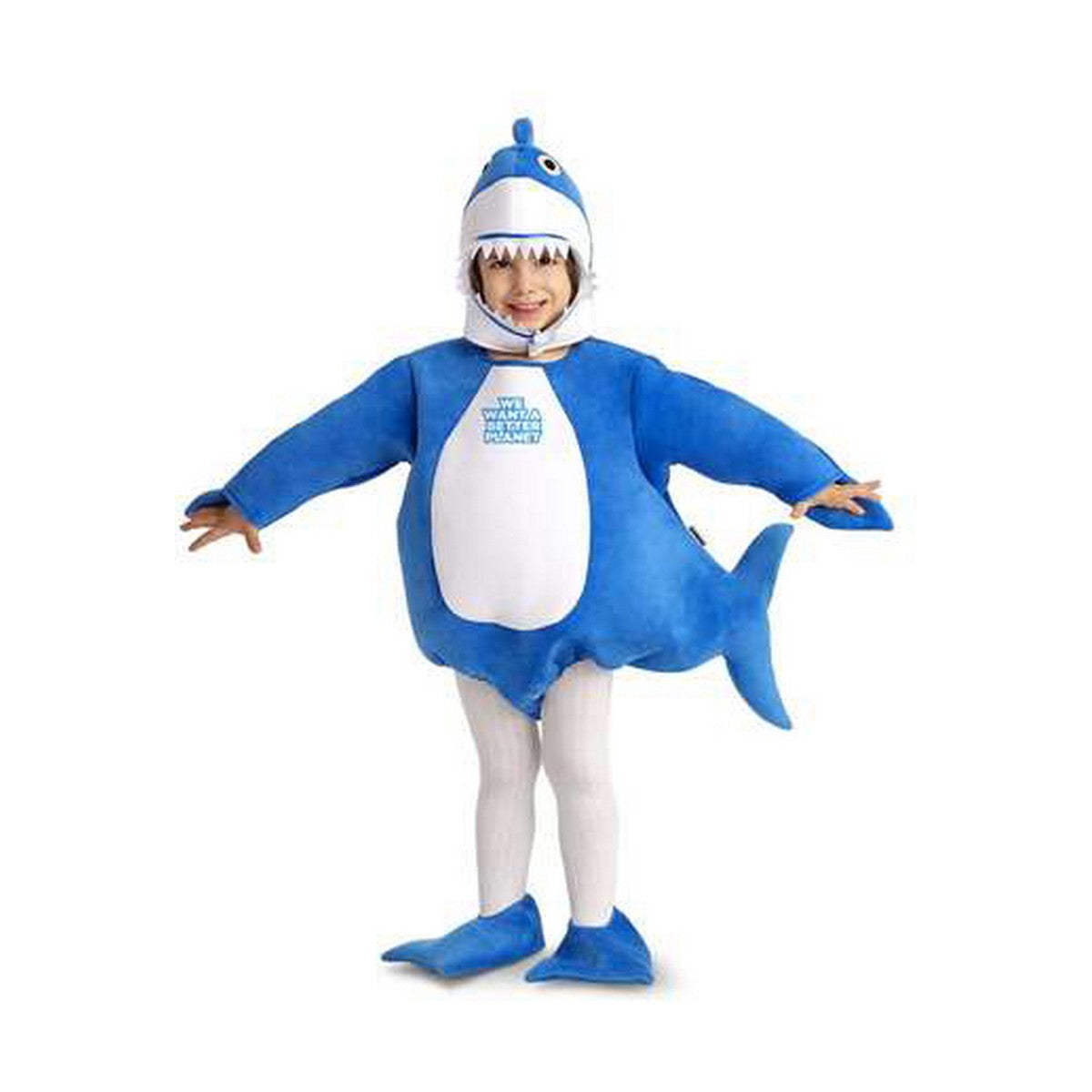 8435408281652 - Verkleidung für Babys Blau Hai 8435408281652 - Verkleidung für Babys Blau Hai