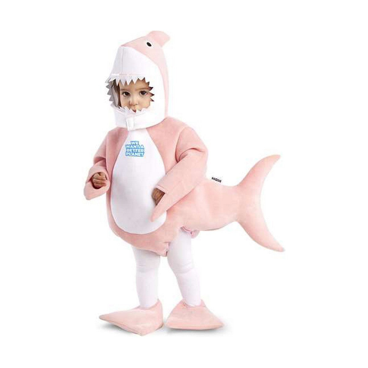 8435408281683 - Verkleidung für Babys Rosa Hai 8435408281683 - Verkleidung für Babys Rosa Hai