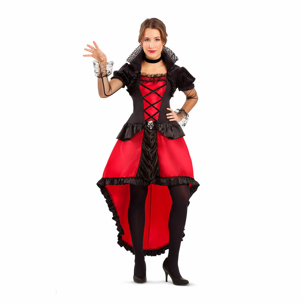 8435408282246 - Verkleidung für Erwachsene Gotische Vampirin Gräfin 2 Stücke 8435408282246 - Verkleidung für Erwachsene Gotische Vampirin Gräfin 2 Stücke