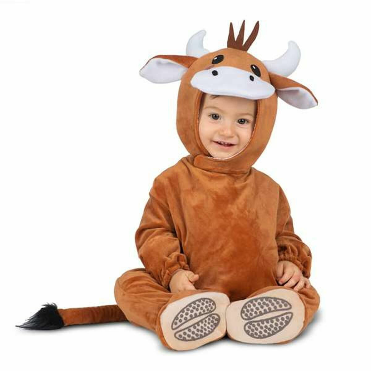 8435408295581 - Verkleidung für Babys Braun Ochs 4 Stücke 8435408295581 - Verkleidung für Babys Braun Ochs 4 Stücke