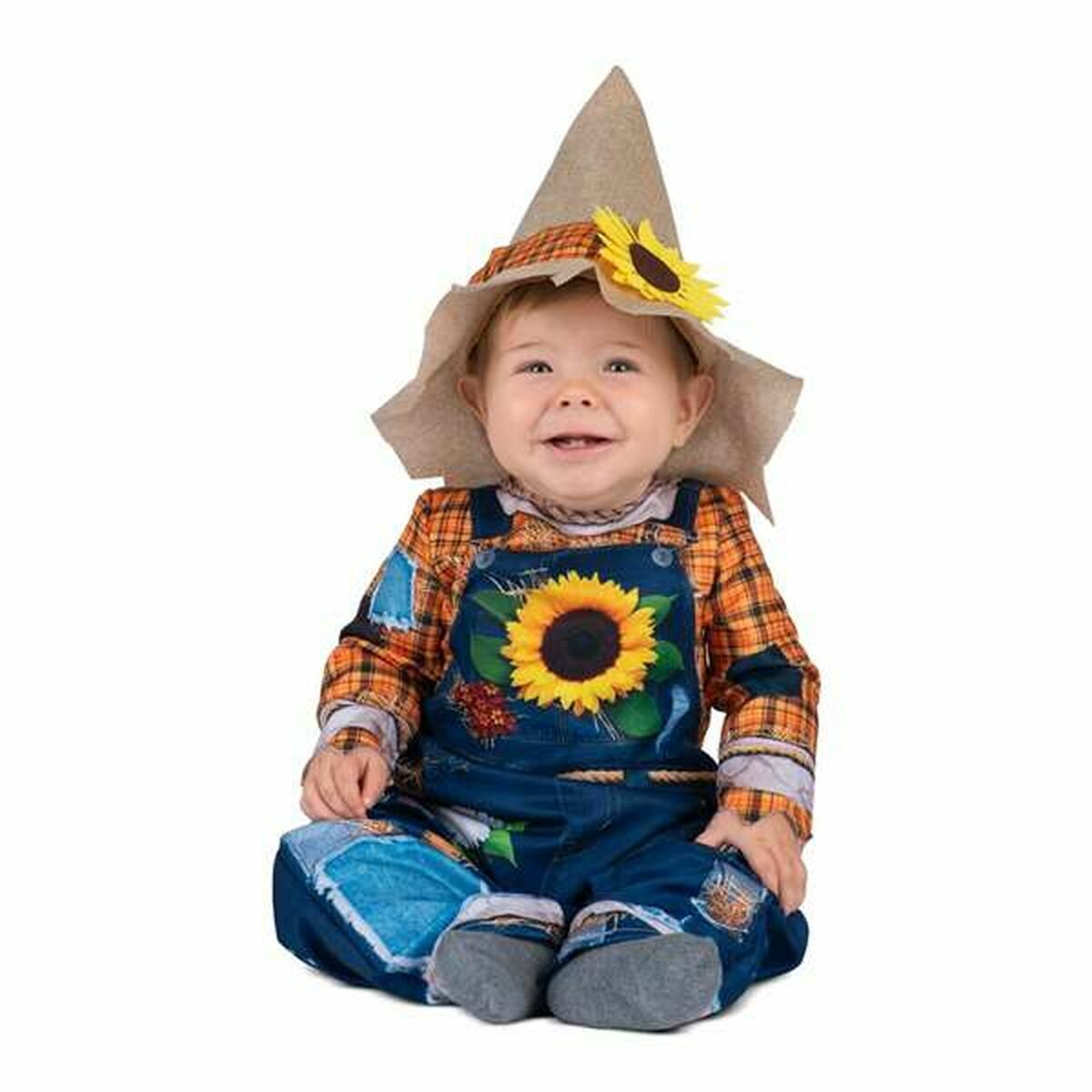 8435408295628 - Verkleidung für Kinder Vogelscheuche Braun 8435408295628 - Verkleidung für Kinder Vogelscheuche Braun