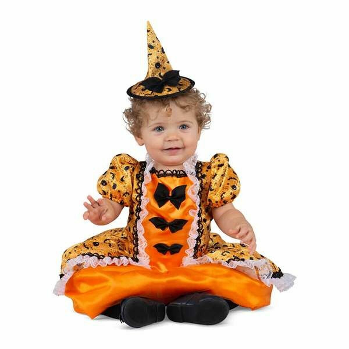 8435408296199 - Verkleidung für Kinder Versalles Hexe Orange (2 Stücke) 8435408296199 - Verkleidung für Kinder Versalles Hexe Orange (2 Stücke)