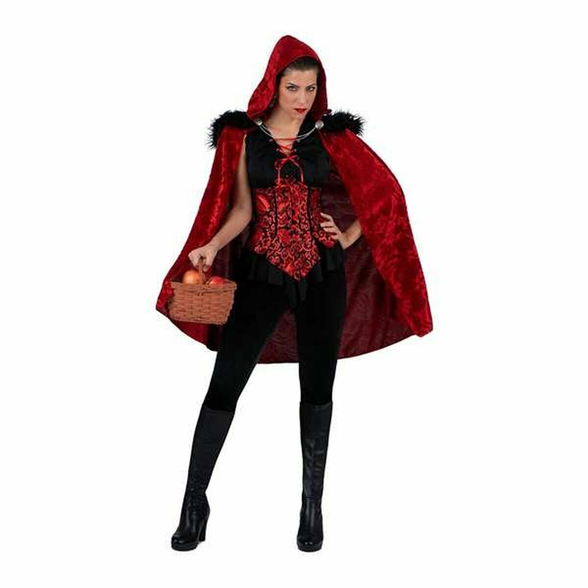 8435408296403 - Verkleidung für Erwachsene Black jungle Rotkäppchen (4 Stücke) 8435408296403 - Verkleidung für Erwachsene Black jungle Rotkäppchen (4 Stücke)
