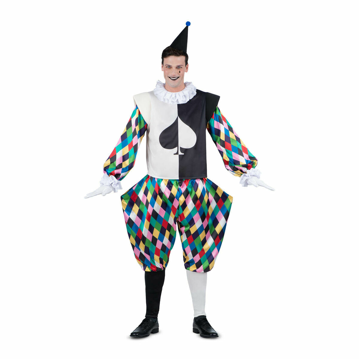 8435408296991 - Verkleidung für Erwachsene Harlekin 6 Stücke