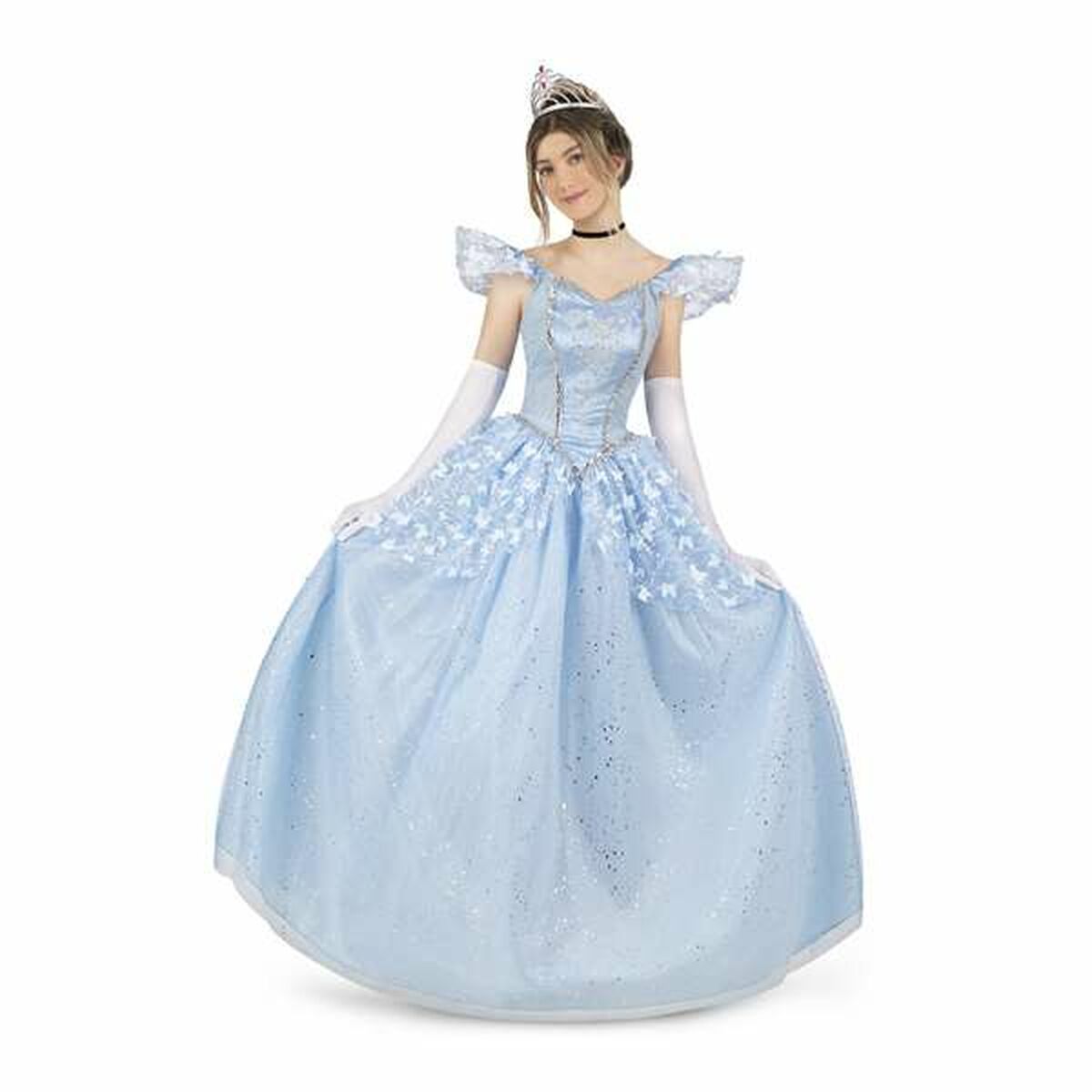 8435408297400 - Verkleidung für Erwachsene Blau Prinzessin 3 Stücke