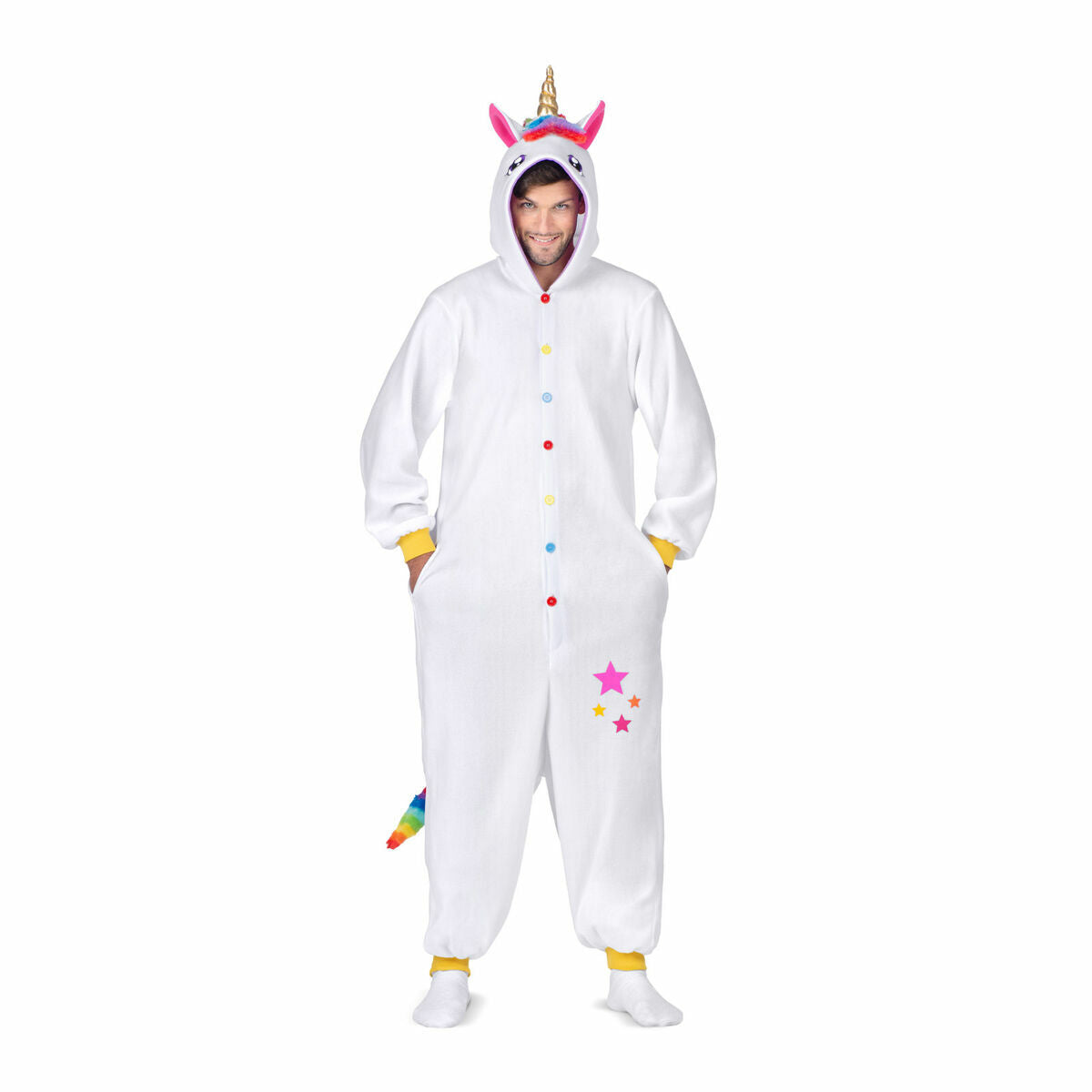 8435408298582 - Verkleidung für Erwachsene Einhorn 2 Stücke 8435408298582 - Verkleidung für Erwachsene Einhorn 2 Stücke