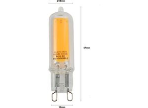 8435427100620 - Barcelona Led - G9 LED-Glühbirne - cob - 360º - 4W Lichtfarbe Warmweiß - Warmweiß