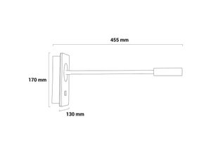 8435427100798 - Barcelona Led - london flexible Wandleuchte zum Lesen - cree Chip - 3W Farbe Weiß - Weiß