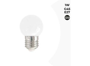 8435427107032 - Barcelona Led - LED-Glühbirne E27 1W farbig Lichtfarbe Warmweiß - Warmweiß