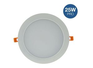 8435427109289 - Barcelona Led - Professionelles LED-Downlight 25W rundes Einbaudownlight ø 190 mm Lichtfarbe Warmweiß - Warmweiß