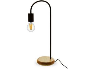 8435427110285 - Barcelona Led - Vintage Tischlampen finna E27 Farbe Schwarz - Schwarz