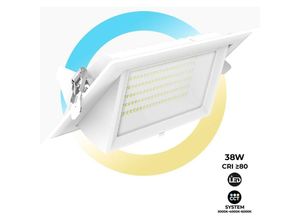 8435427110896 - Barcelona Led - LED-Downlight rechteckig Downlight 38W 120° cct lifud Treiber