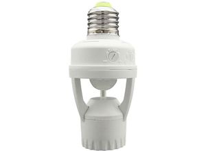 8435427111152 - Barcelona Led - Adapter für E27 LED-Lampe mit 360° PIR-Bewegungssensor IP20