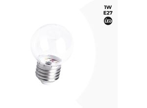 8435427113330 - Barcelona Led - LED-Glühbirne E27 1W Transparent - Warmweiß