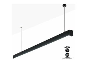 8435427113798 - Barcelona Led - led Linear Lampe 40W 120cm cct 3200lm Farbe Schwarz - Schwarz