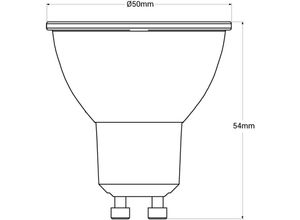 8435427114511 - Barcelona Led - LED-Lampe GU10 6W Kristall - 800lm - PAR16 - 36° - LED-Lampe GU10 6W Kristall - 800lm - PAR16 - 36 Lichtfarbe Kaltweiß - Kaltweiß