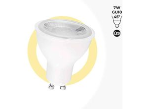 8435427116645 - Barcelona Led - GU10 LED-Glühbirne - SMD2835 - 7W - Ø50mm - Optik bei 45º Lichtfarbe Warmweiß 3000K - Warmweiß 3000K