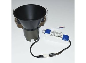 8435427116676 - Barcelona Led - LED-Einbaustrahler 11W 24º gerade koppa Farbe SchwarzLichtfarbe Neutralweiß - Schwarz