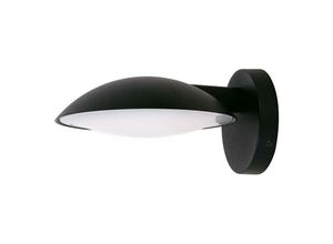 8435427116959 - Barcelona Led - Außenwandleuchte led 8W Curve IP65 Farbe Schwarz - Schwarz