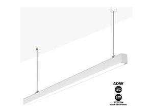 8435427117536 - Barcelona Led - led Linear Lampe 40W 120cm cct 3200lm Farbe Weiß - Weiß