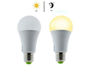 8435427118212 - Barcelona Led - LED-Glühbirne E27 mit Dämmerungssensor 7W A60 Lichtfarbe Warmweiß 3000K - Warmweiß 3000K