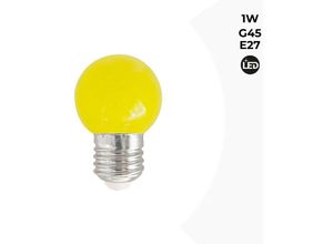 8435427118328 - Barcelona Led - LED-Glühbirne E27 1W farbig Lichtfarbe Gelb - Gelb