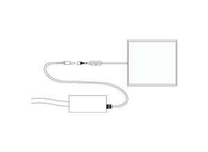 8435427118717 - Barcelona Led - Packung mit 8 schlanken LED-Panels 60X60 cm - Treiber Philips - 44W - UGR19 Lichtfarbe Warmweiß - Warmweiß