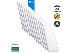 8435427118984 - Barcelona Led - 12er-Pack LED-Einbaupanels slim 120x30 cm – Philips Treiber - - Kaltweiß