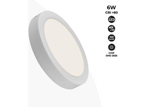 8435427120543 - Barcelona Led - LED-Deckenanbauleuchte 6W High Efficiency Lichtfarbe Neutralweiß - Neutralweiß