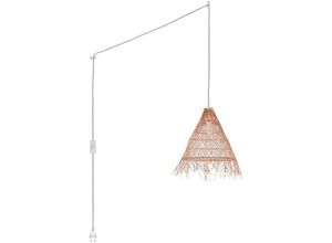 8435427120628 - Barcelona Led - Pendelleuchte aus Weide Willow mit Schalter und Stecker