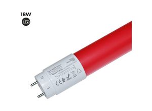 8435427121595 - Barcelona Led - led T8 120cm farbige Röhre 18 w Lichtfarbe Rot - Rot