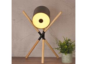 8435427121625 - Barcelona Led - Tischleuchte aus Holz focus Farbe Schwarz - Schwarz