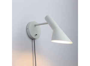 8435427122653 - Barcelona Led - Verstellbare Wandleuchte marlène mit Steckdose Farbe Weiß - Weiß