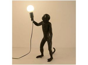 8435427123438 - Barcelona Led - Exotische Affenlampe aus Harz micu Farbe Schwarz - Schwarz