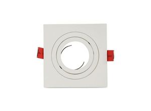 8435427126392 - Barcelona Led - premium quadratisches schwenkbares Downlight für GU10   MR16 Farbe Weiß - Weiß