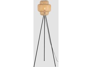 8435427126712 - Barcelona Led - Stehleuchte Onna aus Korbgeflecht