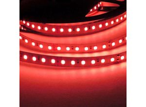 8435427127795 - Barcelona Led - Farbige LED-Streifen 24V-DC 90W einfarbig IP20 Rolle 5 Meter Lichtfarbe Rot - Rot