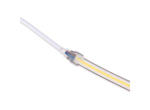 8435427129171 - Barcelona Led - cob LED-Streifen 220V ac - 10W m - 105mm - IP67 - Rolle mit 5 Metern - alle 1m geschnitten Lichtfarbe Kaltweiß - Kaltweiß