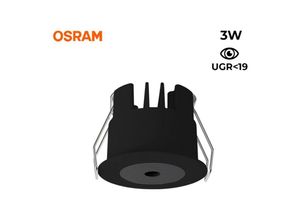 8435427129355 - Downlight LED Mini 3W - OSRAM Chip - Niedriger UGR - CRI 90 - Ø