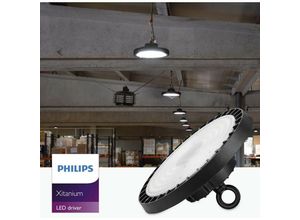 8435427129614 - Barcelona Led - Industrielle LED-Leuchte - Treiber philips - 150W - 160lm W - philips Chip - Dimmbar 1-10V - IP65 Lichtfarbe Neutralweiß - Neutralweiß