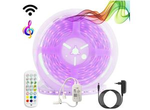 8435427131853 - Barcelona Led - Alexa Google Home WiFi rgb Musik-LED-Streifen-Kit mit Quelle Fernbedienung und Controller