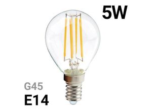 8435427132553 - Barcelona Led - LED-Kugelfaden-Glühbirne E14 G45 5W Lichtfarbe Neutralweiß - Neutralweiß