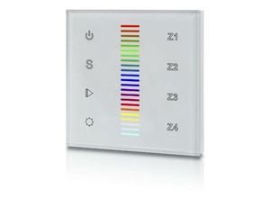 8435427134557 - Sunricher - RGB-Tastschalter 12-24V-DC (4 Zonen) dali rgb touch color