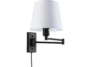 8435427136759 - Barcelona Led - Klappbare Wandleuchte mit Clark E27-Fassung Farbe Schwarz - Schwarz