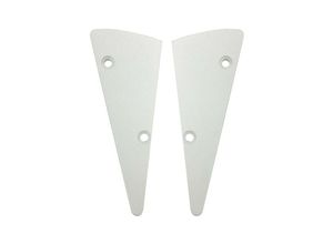 8435427137398 - Barcelona Led - Abdeckkappen für Aluminiumprofil 235x578mm Farbe Weiß - Weiß